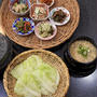 花豆五穀ご飯と春キャベツのサンパプ（韓国風包みご飯）