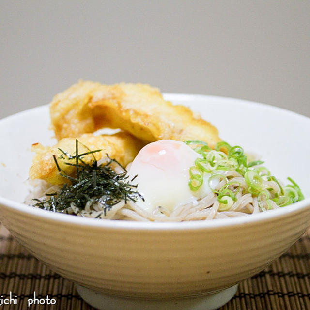 まだまだ暑い！！「冷やし鶏天そば」＆「残った鶏天でご飯のおかず」