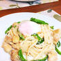 【ランチにいかが？】明太バター焼きうどん(*>ω<*)
