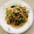 お昼はきのこと野菜のパスタ
