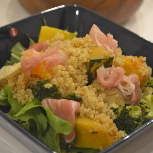 ♪スープ炊きで激ウマ！★キヌアとかぼちゃのサラダ★Deli風♪