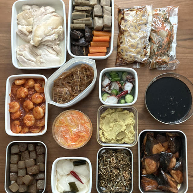 早めにおせちの仕込み。（今年も作るよ）