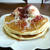 アイスがとろ～り苺ソースdeパンケーキ♪
