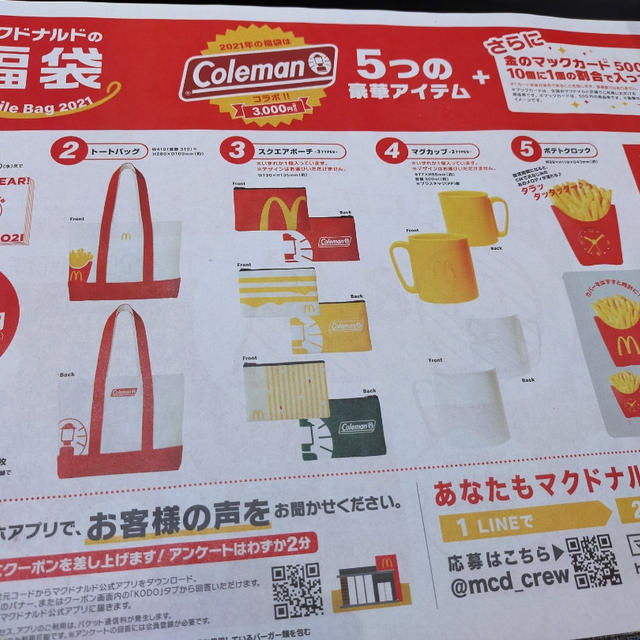 マクドナルドの福袋がお得過ぎる！！