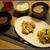 鶏のネギ塩焼きとかどや顔とか。Sauteed chicken with....