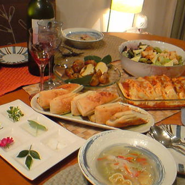 美味しいパンがあったので・・・イタリアンな晩ご飯