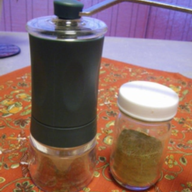 粉茶を作る！お茶ミル　超お手軽♪