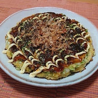 白菜の外葉活用！ 白菜お好み焼き
