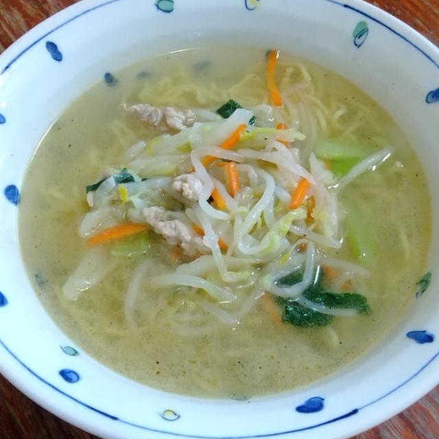 我家の野菜湯麺