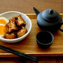 八角香る・・厚揚げと玉子のソース煮＆にゃ♪