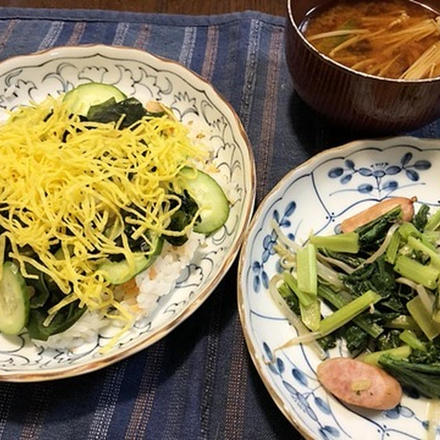 もう会えません＆鮭のちらし寿司