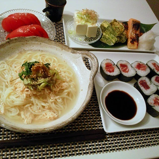 冷やしぶっかけうどんとか