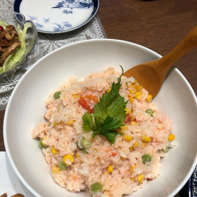 作ってみたかった❣️トマトの炊き込みご飯