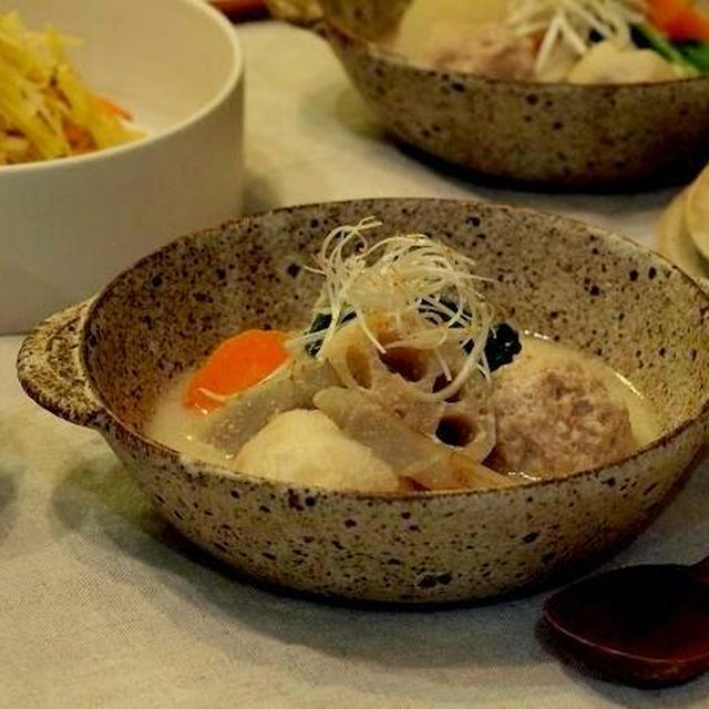 麦味噌仕立てのシチュー