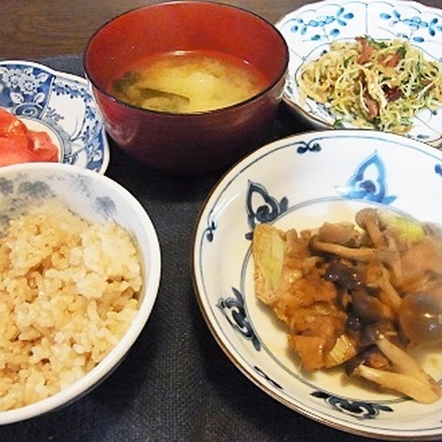 風邪撃退の夕食