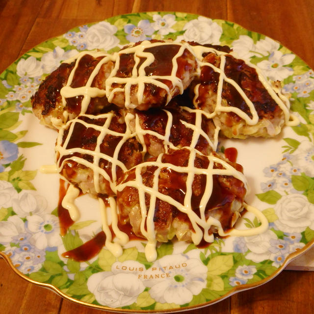 お好み焼き風ハンバーグ