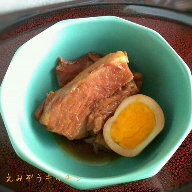 ○豚の角煮 メープルシロップで