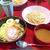 カニ缶であんかけチャーハン&噂のつけめん