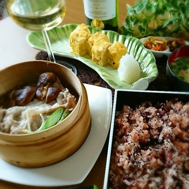 モヤシと豚しゃぶの蒸し焼き