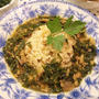モニター参加レシピ♪　春菊と舞茸のカレー