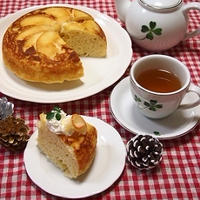 炊飯器で簡単♡HMでアップルケーキ