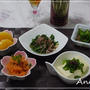☆春菊のお浸しと納豆御飯☆