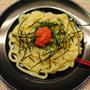 カルボナーラ風 明太うどん ☆