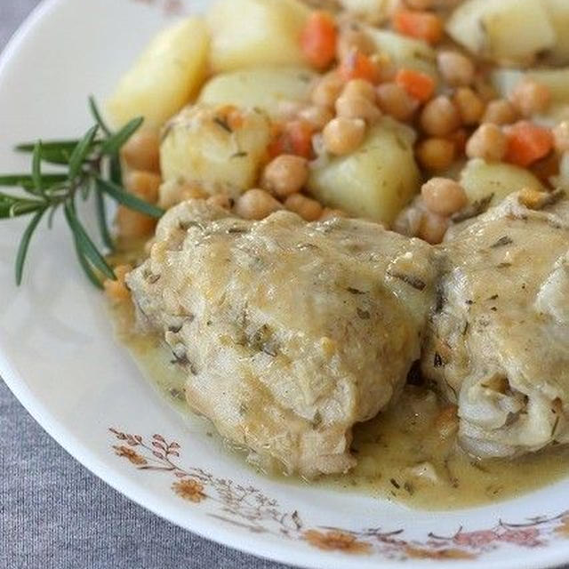 鶏肉とひよこ豆のキャセロール