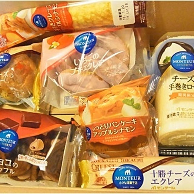 モンテールさんのスイーツ山盛り～♪＆サツマイモとモッツァレラのサラダ