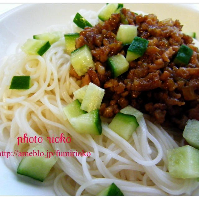 ●ジャージャー素麺●