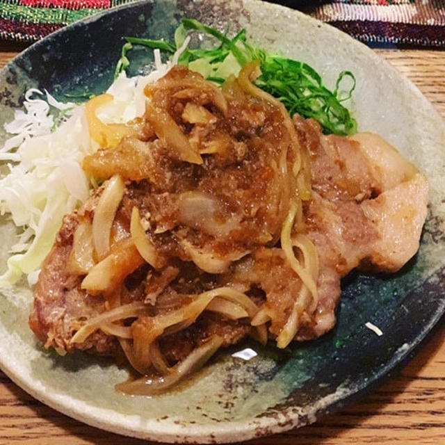 トンテキの味付けをドレッシングで代用