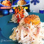 胸肉蒸し鶏で簡単！タンパク質たっぷりな低糖質パスタ