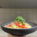 毎夏食べる｜トマトの冷製パスタ3種類〈すりごま・にんにく・大葉と生ハム〉