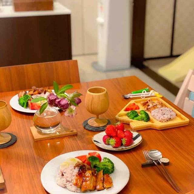 【献立】チキンソテーのワンプレートごはんとお弁当