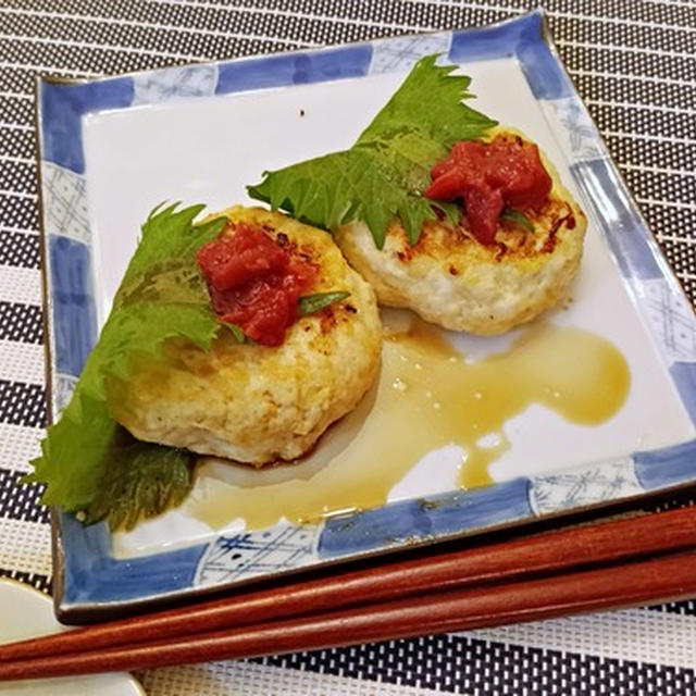 休肝日のメイン料理☆鶏むね肉の和風ハンバーグ♪