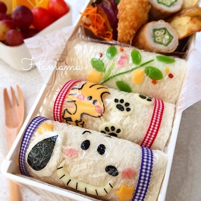 七夕♡くるくるサンドのスヌーピー♡