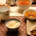 いただき物と残り物ごはん・・・