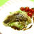 真鱈のポワレ　そら豆とアスパラリゾット添え