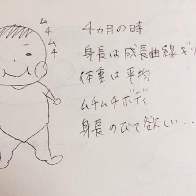 4ヶ月検診の話