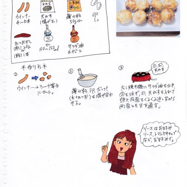ウインナー入りたこ焼き