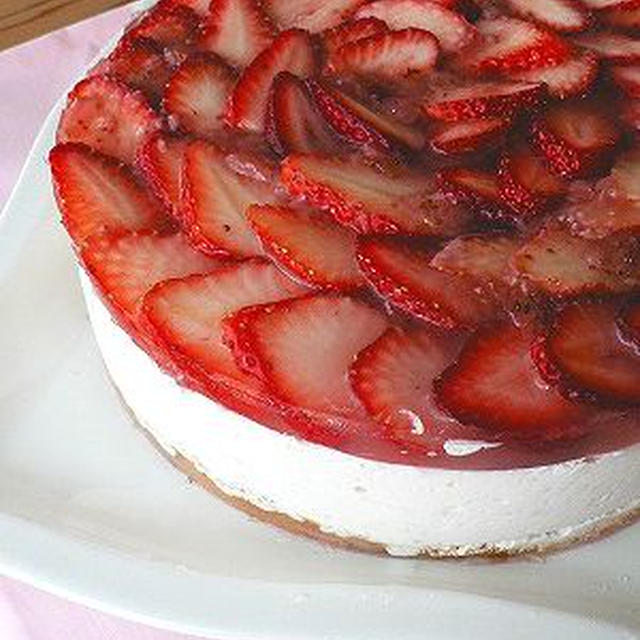 誕生日にムースケーキ