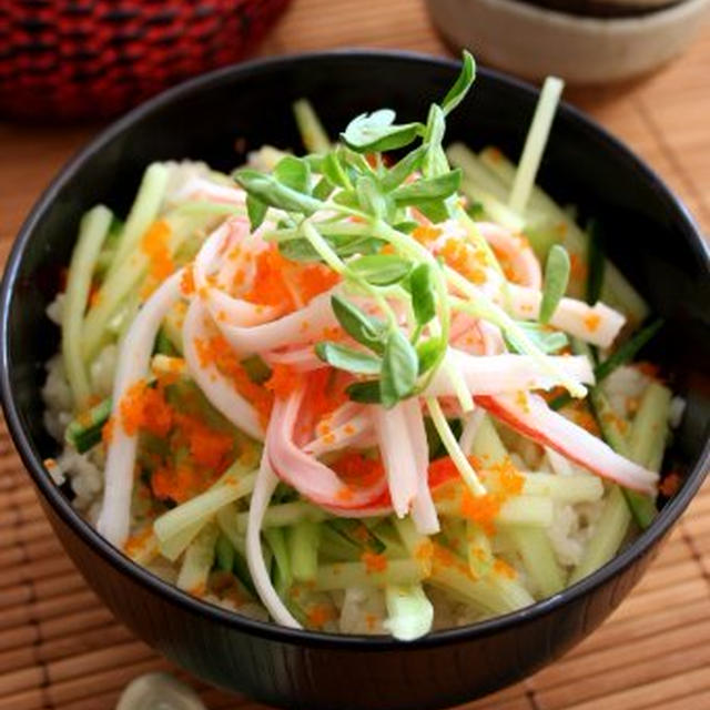 Cucumber Rice Bowlきゅうり丼