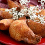 Apple Cranberry Fried Wonton with Rum Vanilla Dipping Sauceりんごとクランベリー入り揚げワンタン、ラム酒入りバニラソース添え