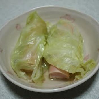 ソーセージのロールキャベツ
