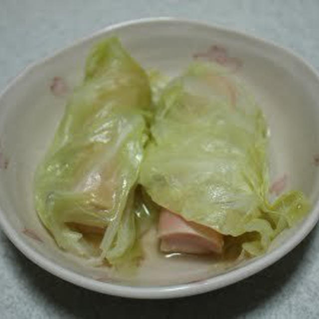 ソーセージのロールキャベツ