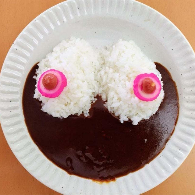 本日のおっぱいカレー