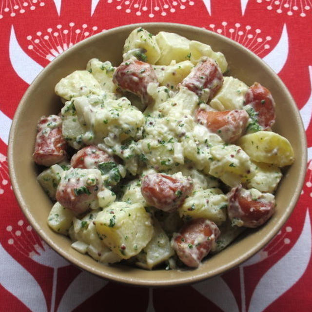 ＜イギリス料理・レシピ＞ ジャーマン・ポテト・サラダ【German Sausage and Potato Salad】
