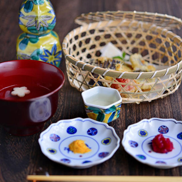 「鱧天 雲丹塩 天丼」