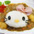【おうちごはん＊キティちゃんのデコカレー＆はちさんのご飯…28年4月1日～4月5日】
