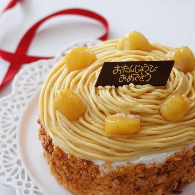 誕生日ケーキ＊と、オートミールごはん